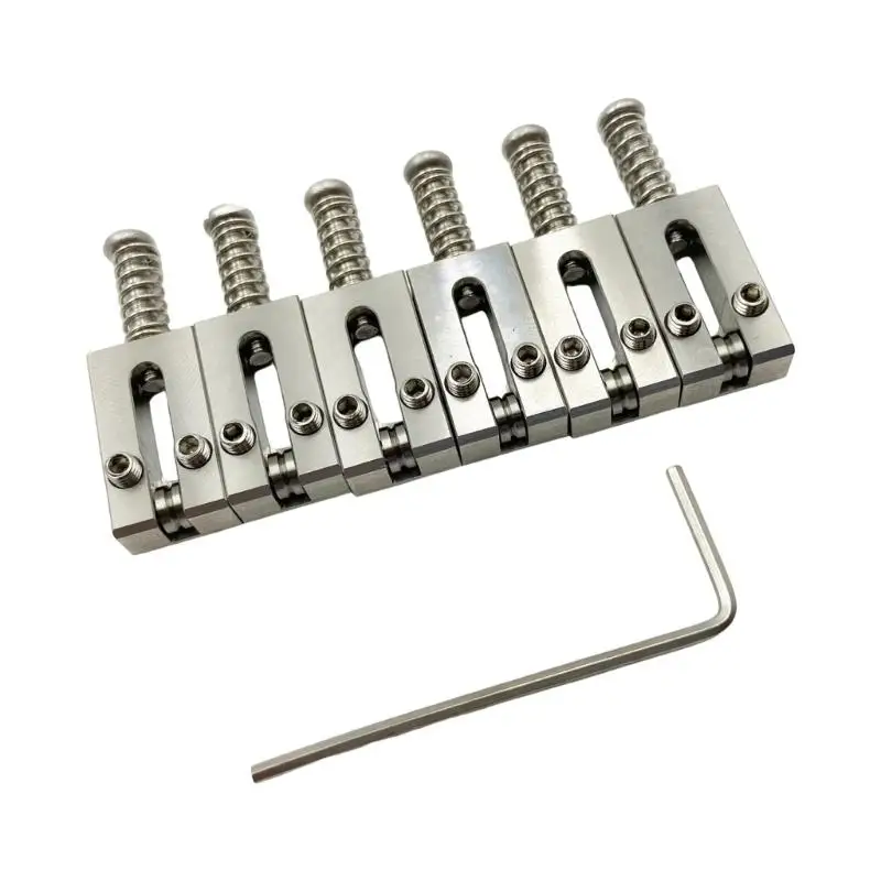 652F Corrosion Resistant Headless Guitar Tremolo System Ball Bearing Saddles Design Suitable for Rapid String Changes