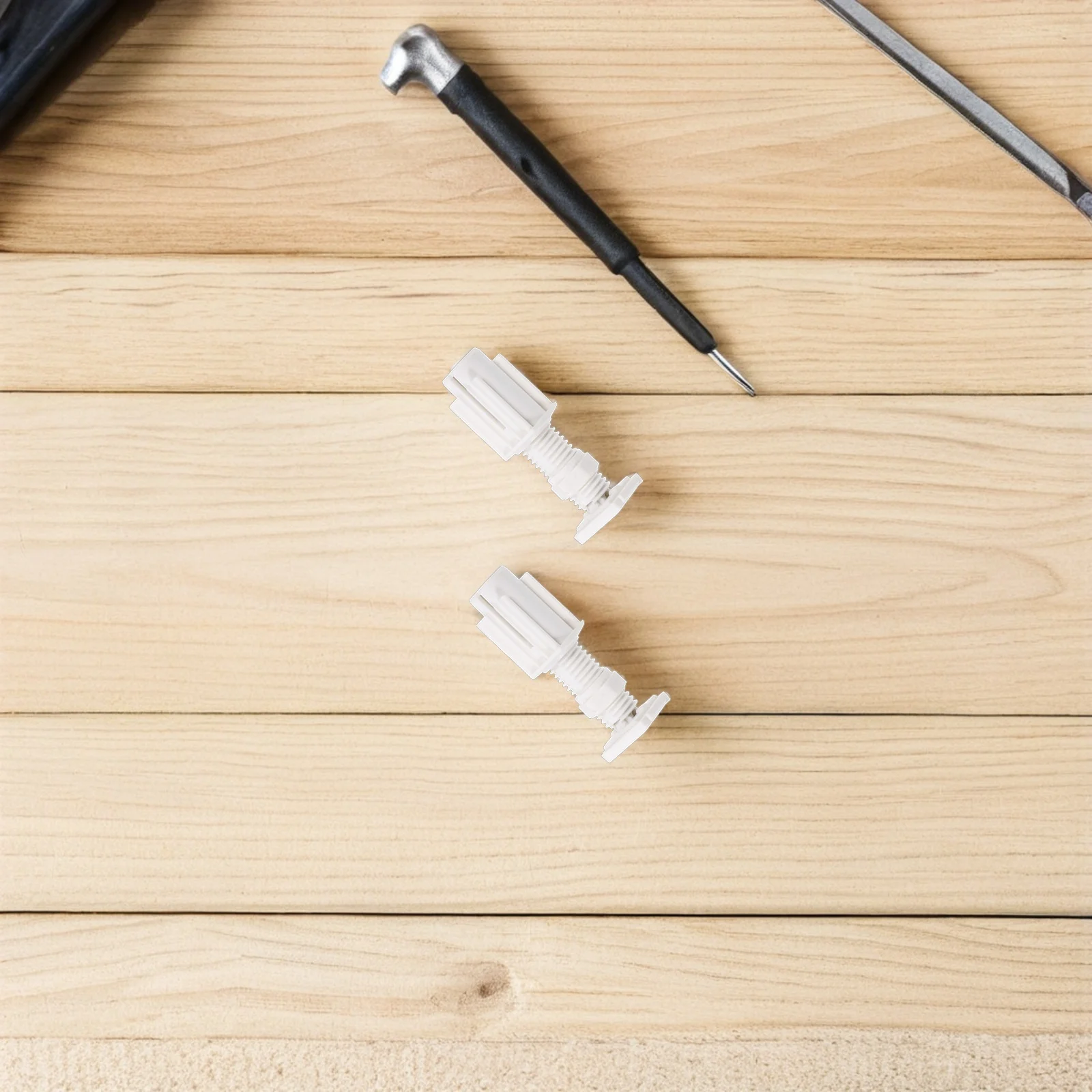 

2Pcs Universal Louver Mounting Brackets No Drill Design for Blinds Easy Fit Inside Mount Clips White Plastic Shade Support