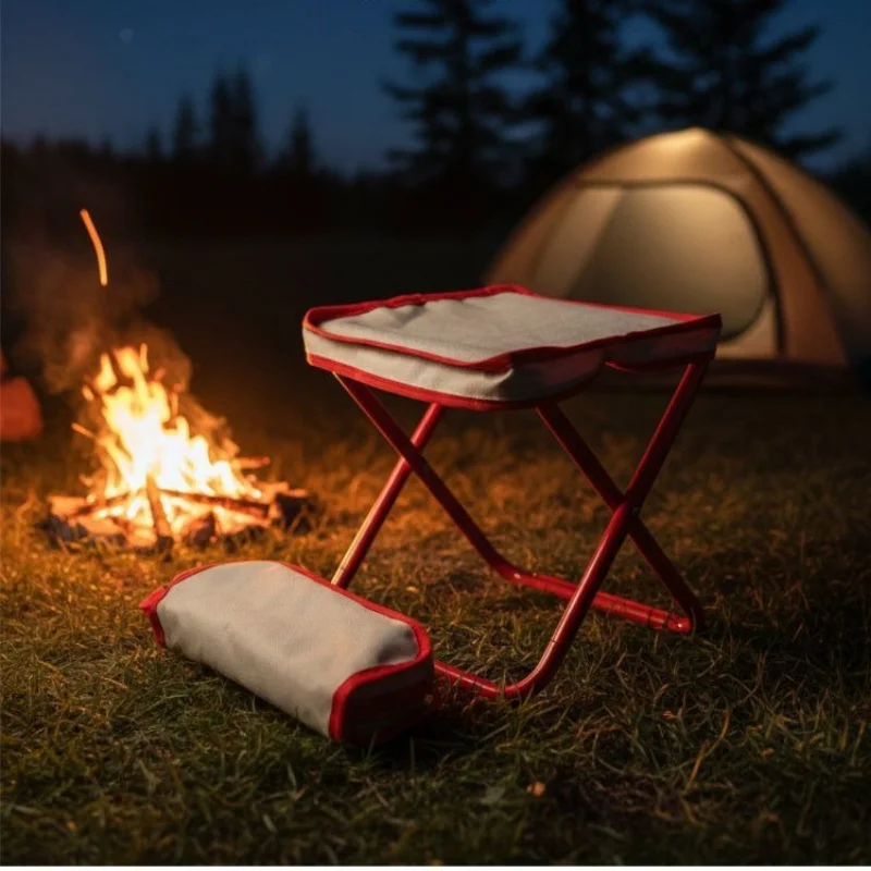 

Портативный складной стул-рюкзак, легкий стул для кемпинга, пикника, рыбалки с сетчатой сумкой, сиденье для приключений на открытом воздухе для пеших прогулок, путешествий