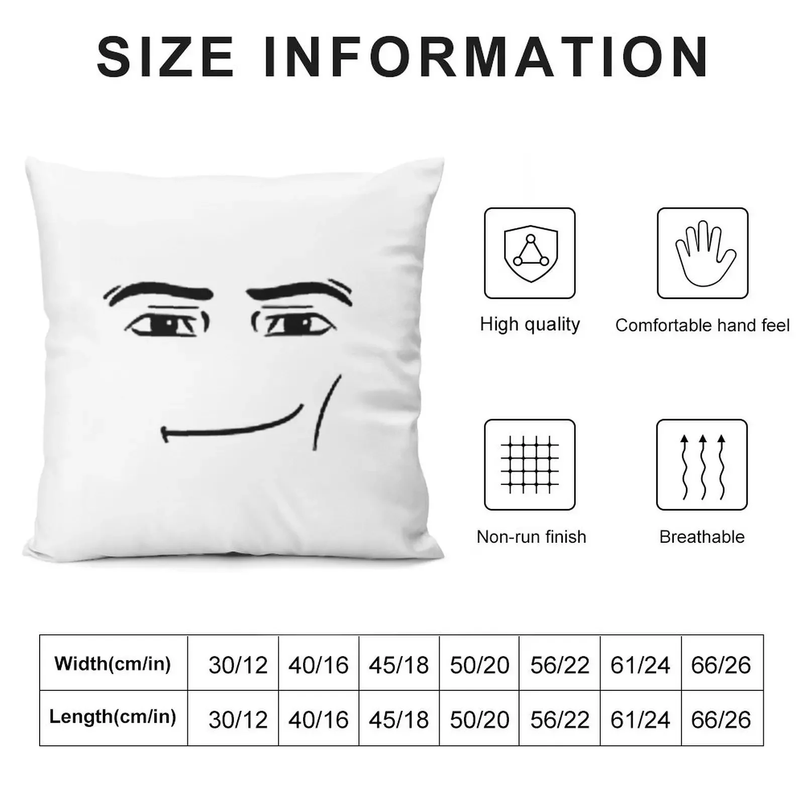 Man Face Throw Pillow pillows decor home Cushion Child pillow