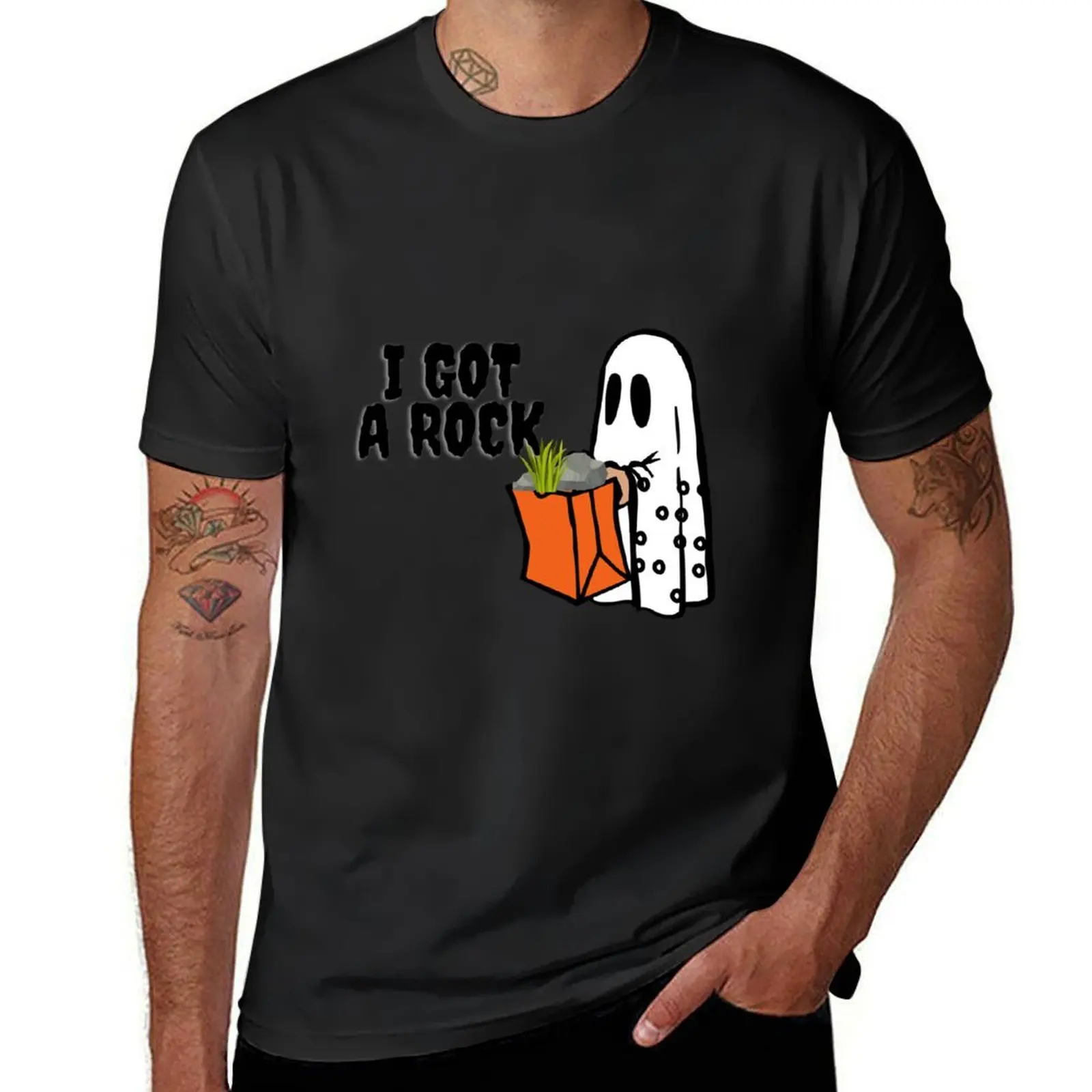 I Got A Rock Halloween T-Shirt customs design your own anime clothes sublime mens t shirts