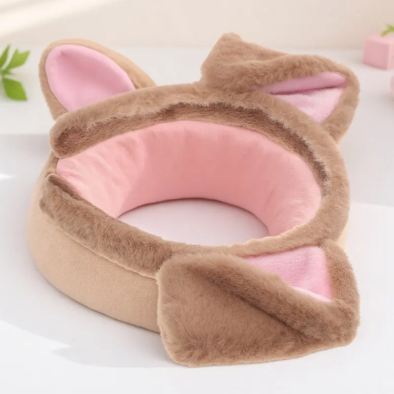 

Animal Ear Headband Dog Ears Hair Hoop Adorable Lightweight Cosplay Prop for Animal Theme Parties Role Playing Stage Performance