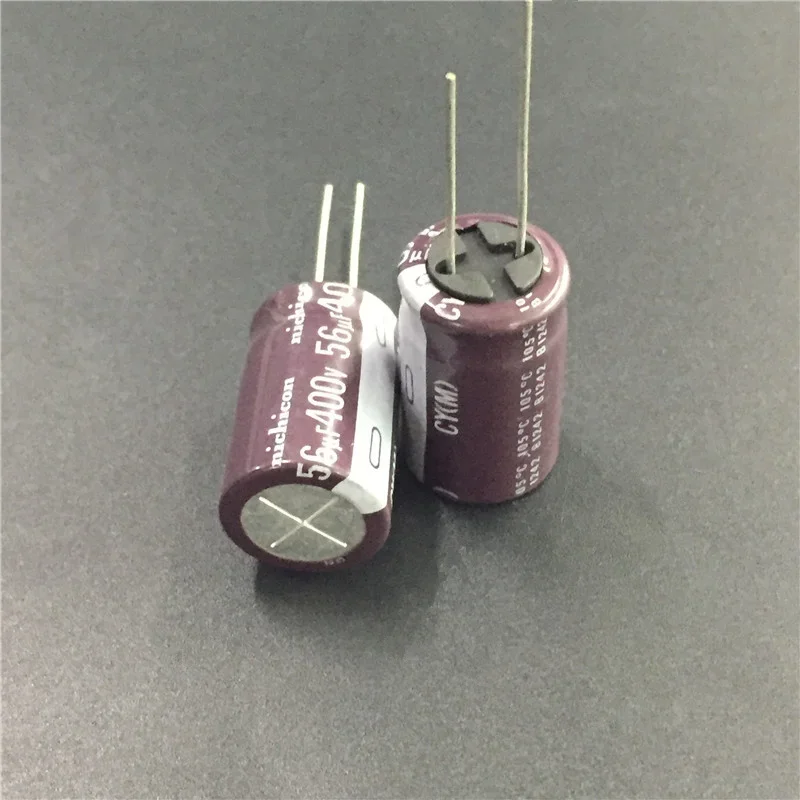 10pcs 56uF 400V NICHICON CY Series 16x25mm High Ripple Current Long Life 400V56uF Aluminum Electrolytic capacitor