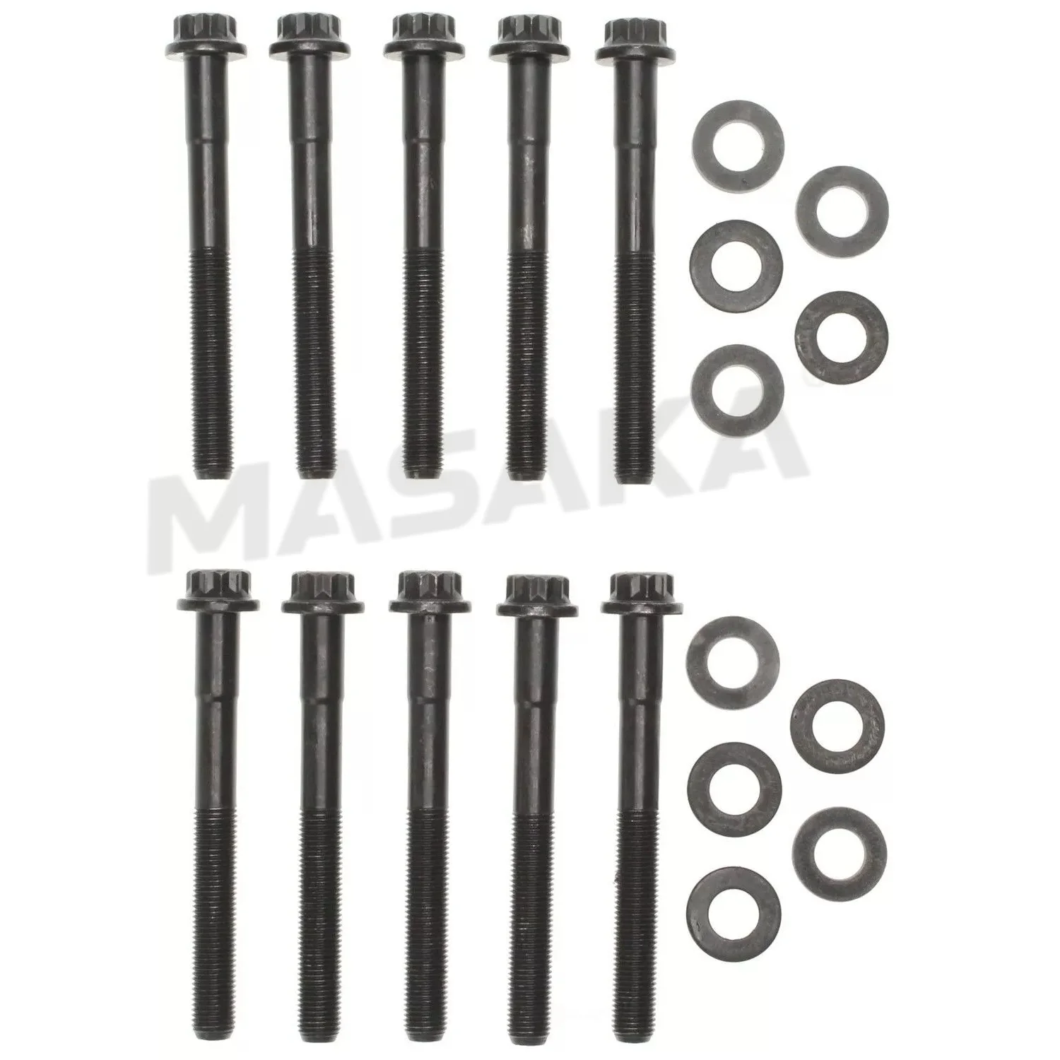 14-10162-00 10x juego de pernos de culata de motor para 94-17 Toyota 2TR Tacoma 4Runner T100 2.7L 81013400