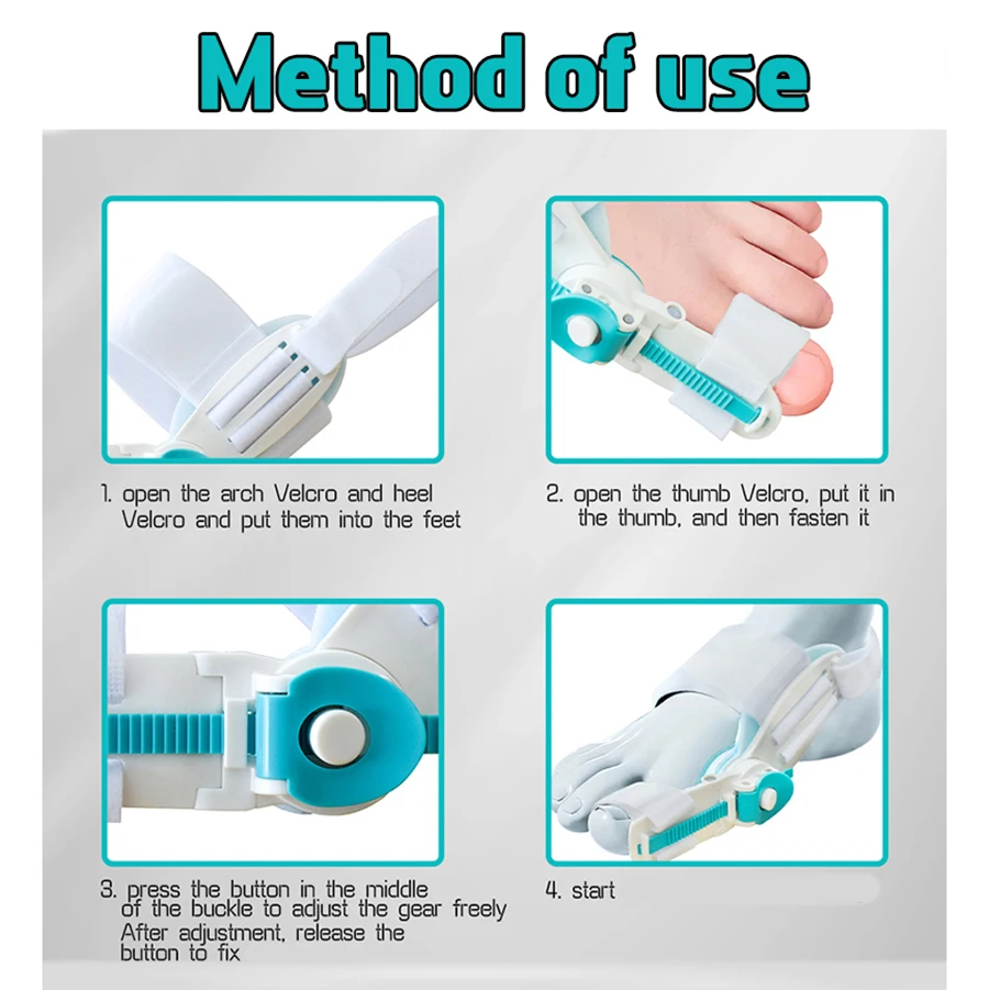 Big Toe Correction Orthopedic Bunion Corrector Device Hallux Valgus Pedicure Feet Bone Thumb Adjuster Foot Valgus Repair