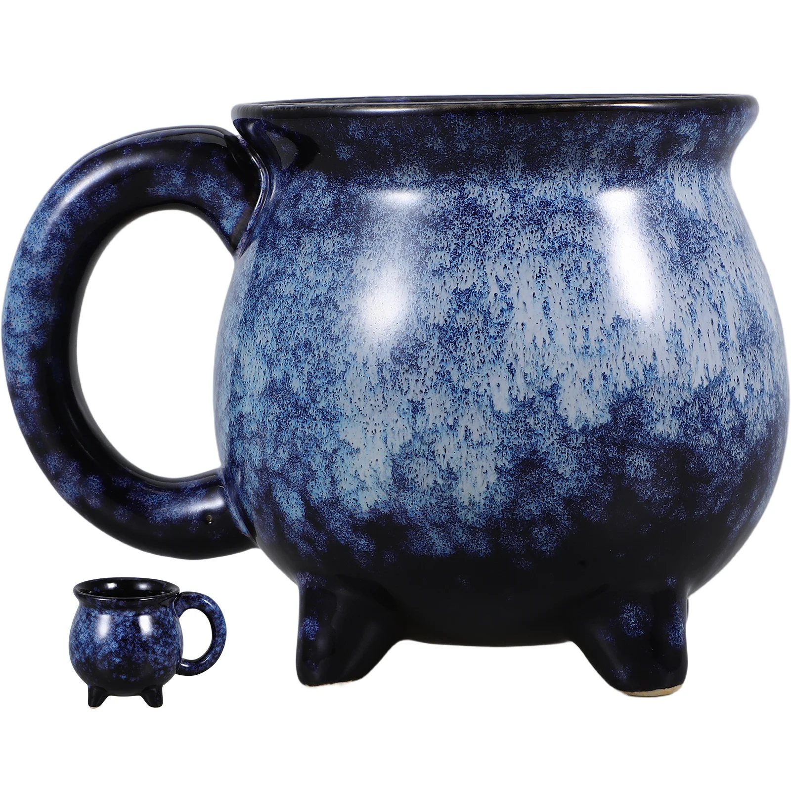

Halloween Coffee Mugs for Women Witch Cauldron Ceramic Cup Glazed Tea Drinkware Novelty Holiday Themed Mug Mini Soup Bowl