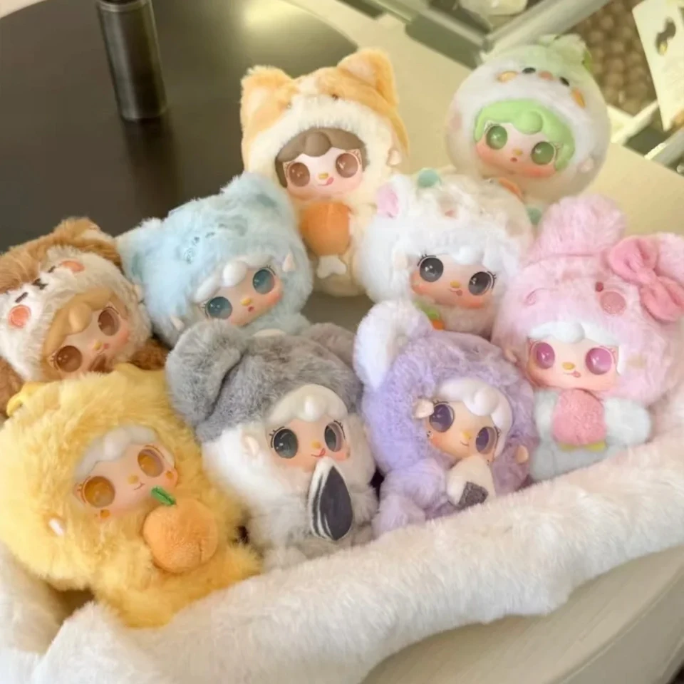 Hot Genuine Yooki Bite A Bear Blind Box Yooki V4 V10 Enamel Plush Cute Doll Bag Keychain Pendant Birthday Friend Gift Plush Doll