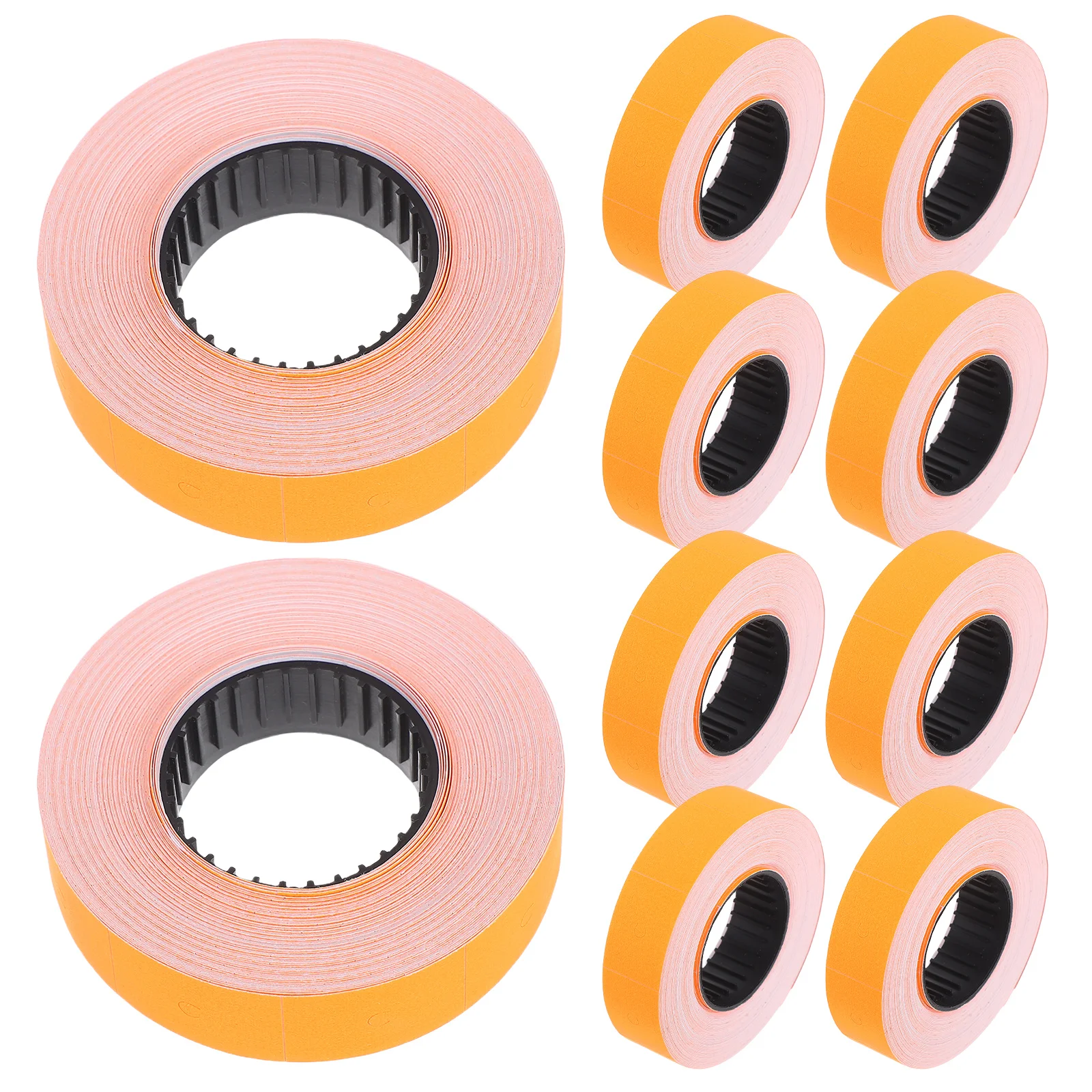 

10 Rolls Price Tags for Pricing Machine Copper Plate Stickers Price Marker Labeler Paper Efficient Organization Clear Print