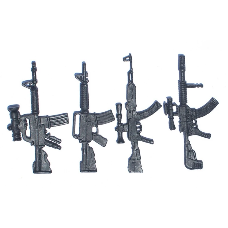 Figurines d'action de soldats en plastique pour garçons, collection de passe-temps militaires, mini figurines mobiles JoendocArmy, jouets avec arme, 8 pièces, 9cm