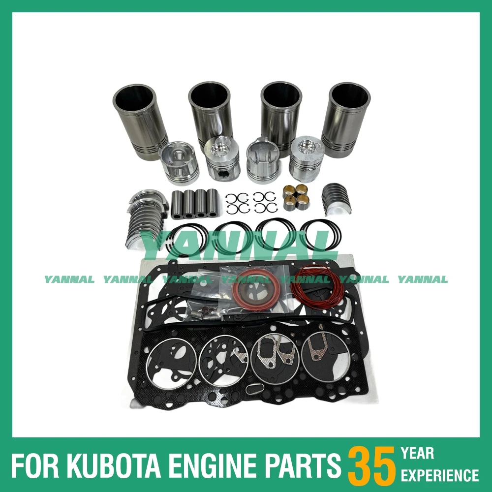 

For Yuchai R4108ZY4 Engine Parts Overhaul Rebuild Kit With Gasket Set Bearing