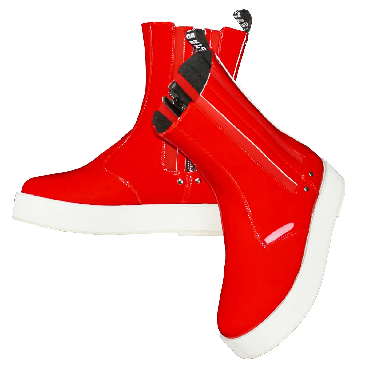 

Winter US13 Platform Pumps Women Large Size 45 46 47 48 49 50 Patent Leather Flat With Snow Boots Plus Size 40 41 42 43 44 Shoes