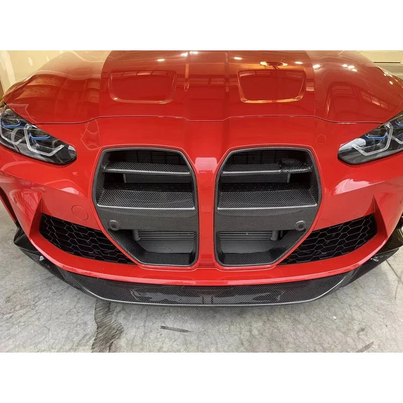 

G80 G82 M4 Vor-style Aero Carbon Fiber Front Hood Kidney Grill Cover G80 M3 G82 G83 M4 2022