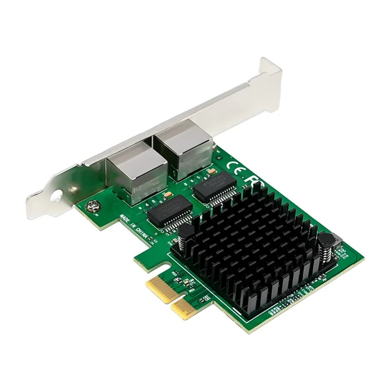 

Серверная сетевая карта REPLA-PCI-E X1 2,5G, двухпортовая гигабитная сетевая карта, контроллер Ethernet I225-V, двухпортовые порты RJ45 2,5Gbe