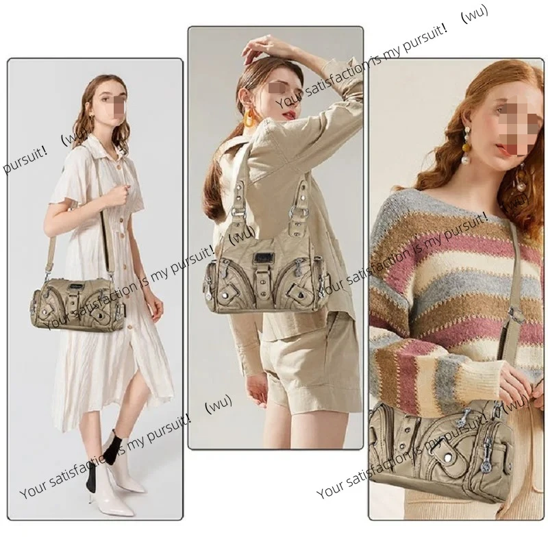 

Women's Handbag Rose Soft Handbag Small Handbag Fashion Satchel Multi-Pocket Shoulder Bag Homeless Mobile Phone Bag