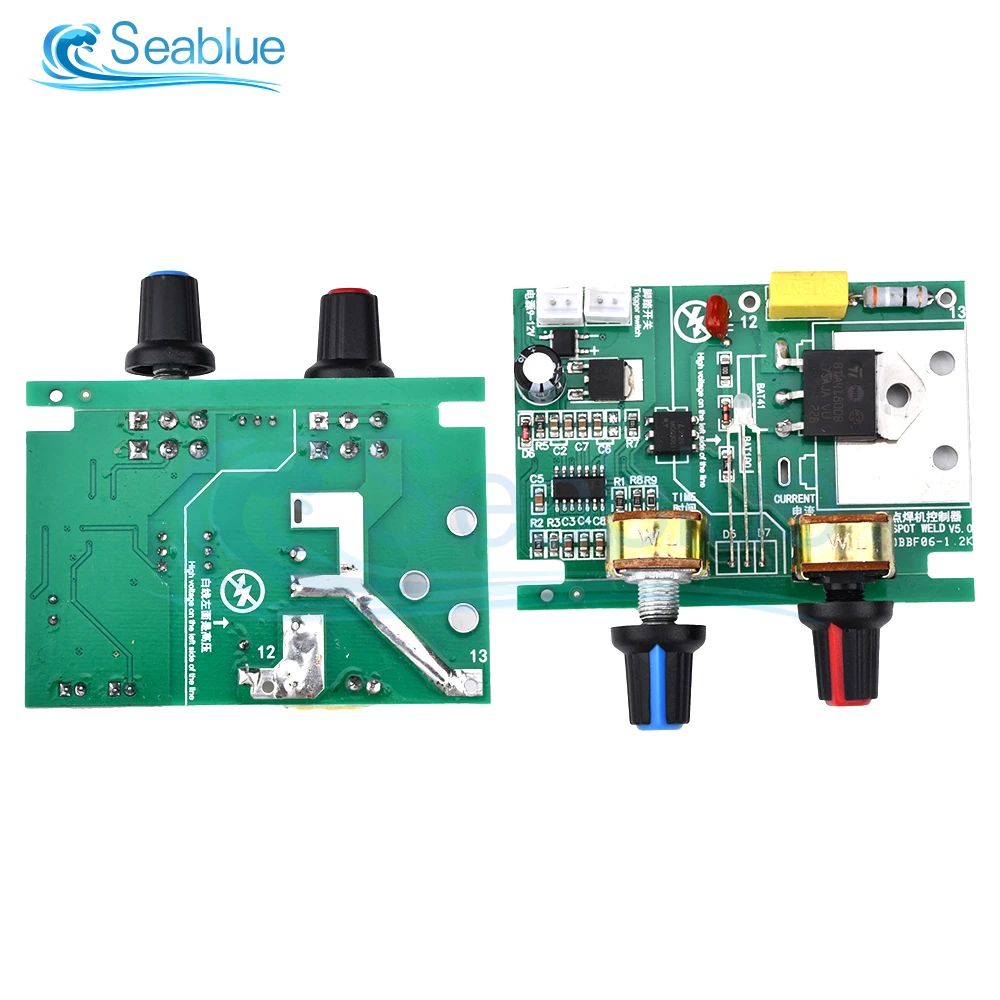 41A 100A Spot Schweißen Maschine DIY Spot Schweißen Maschine Zeit Current Control Board Lithium-Batterie Power AC220V zu 9V transformator