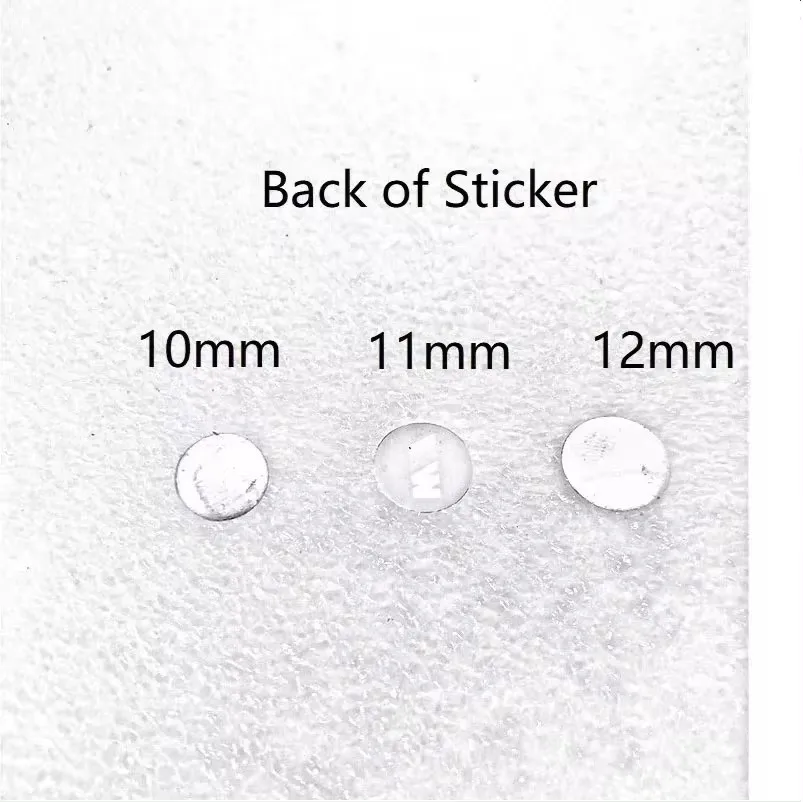 

5pcs/lot 3D 10mm 11mm Crystal Car logo Key Emblem button 3M Sticker for BMW M3 Skoda VWFolding Keys