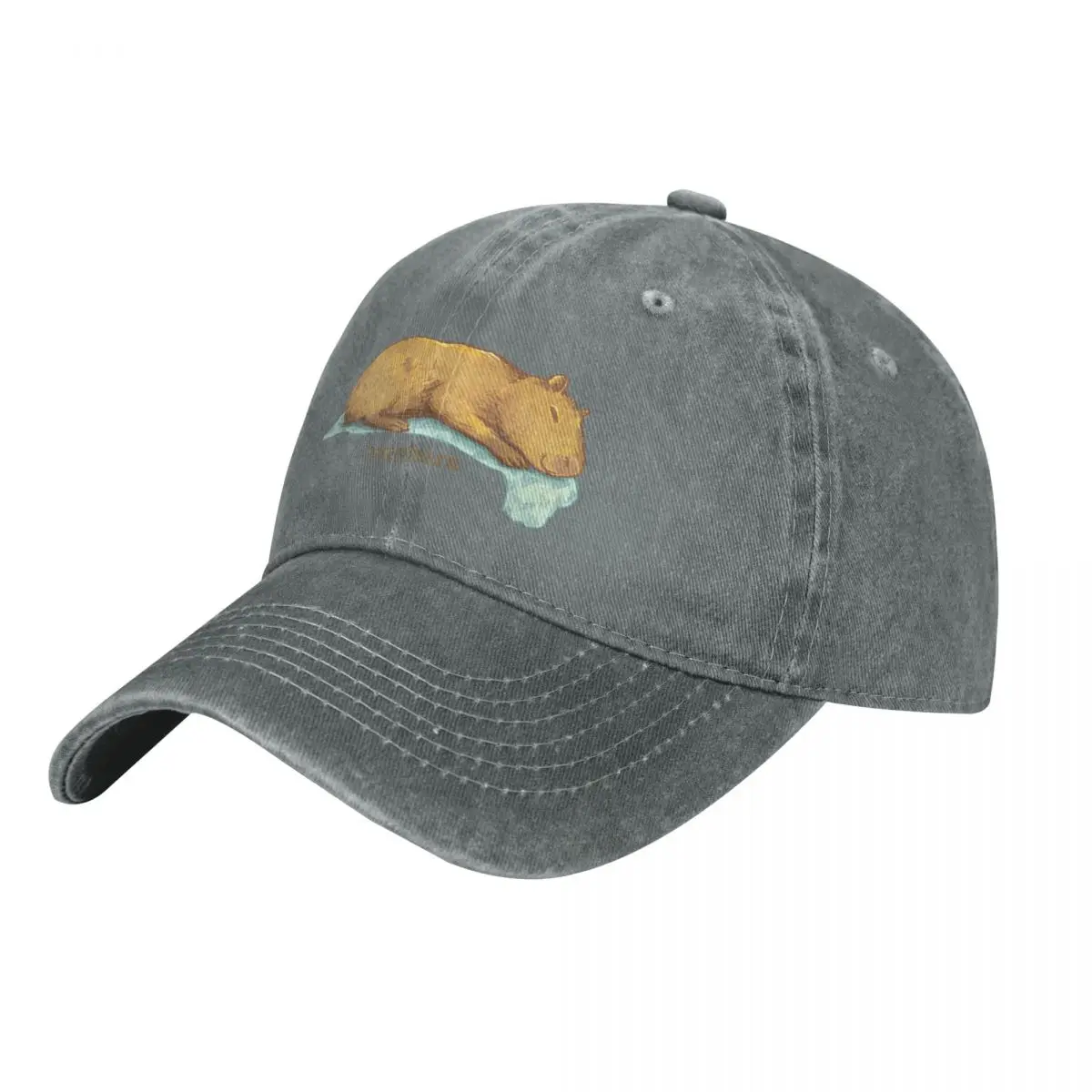 Sleepy Capybara Cap Cowboy Hat vintage Women's golf wear Men's