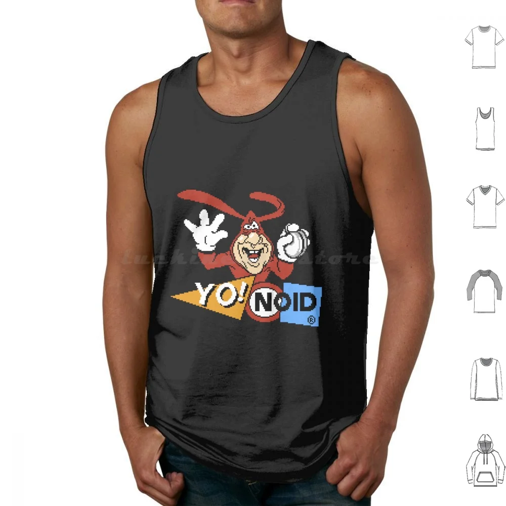 Yo! Noid Tank Tops Vest Sleeveless Yo Noid Game Retro Nes