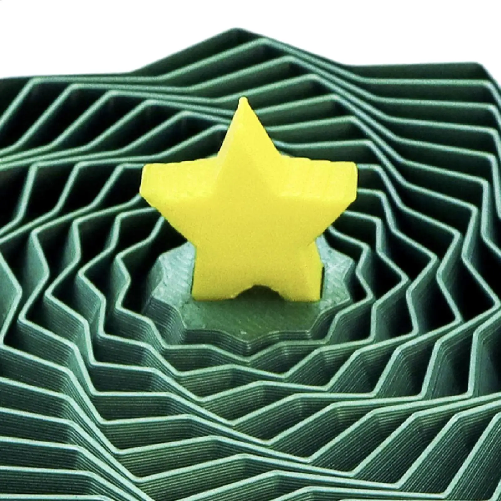

3D Printed Expandable Sensory Toys Christmas Tree Visual Whirling Star Fidget For Kids Adults Home School Classroom Study room