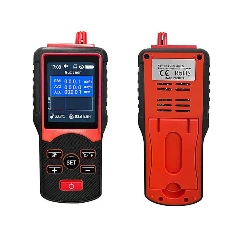 

Nuclear Radiation Meter Handheld Emf Detector With Backlight Lcd Display Radiation Monitor Meter For Beta Gamma Ray Radiation