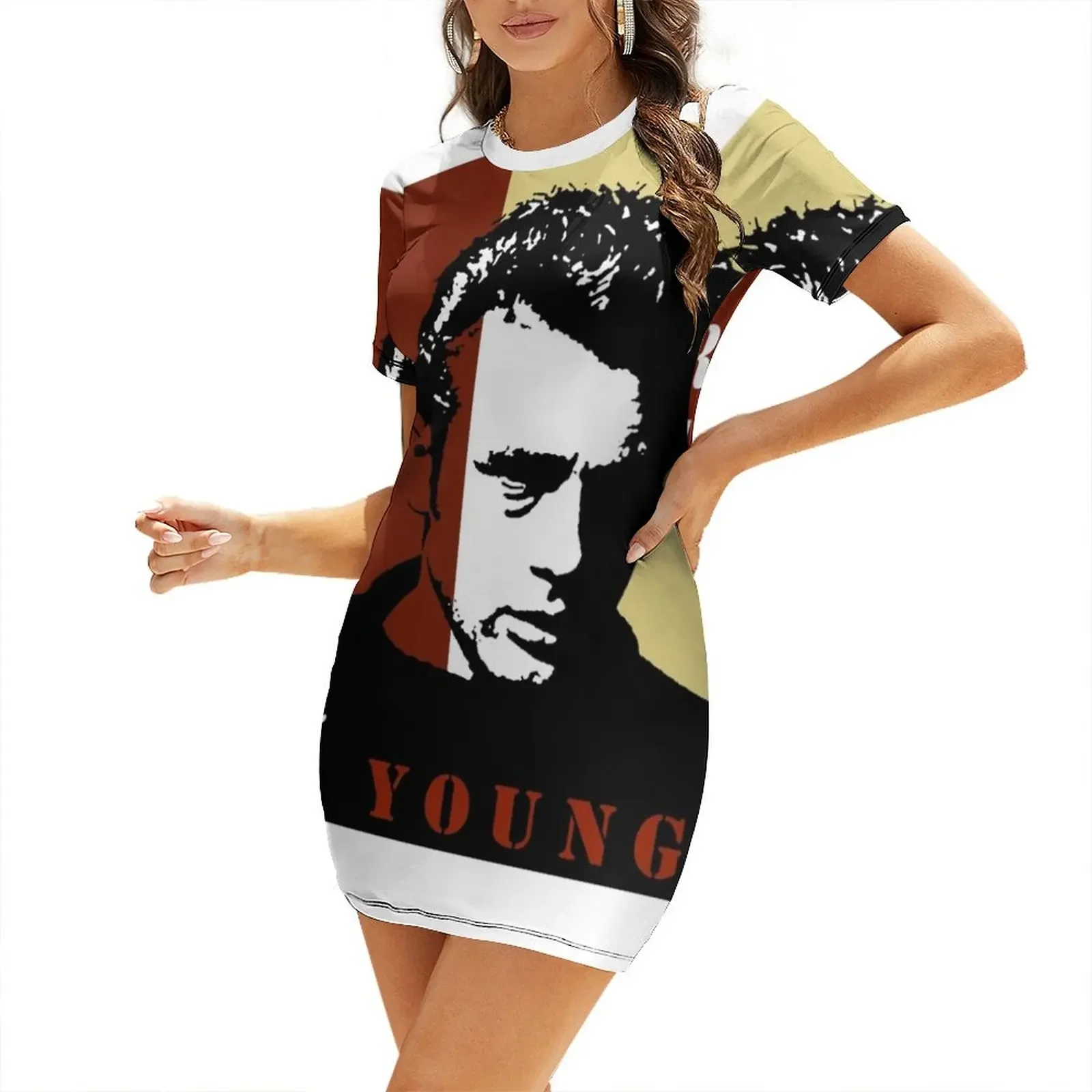 

Forever Young Short-Sleeved Dress elegant guest wedding dress prom dress 2025 Woman clothing