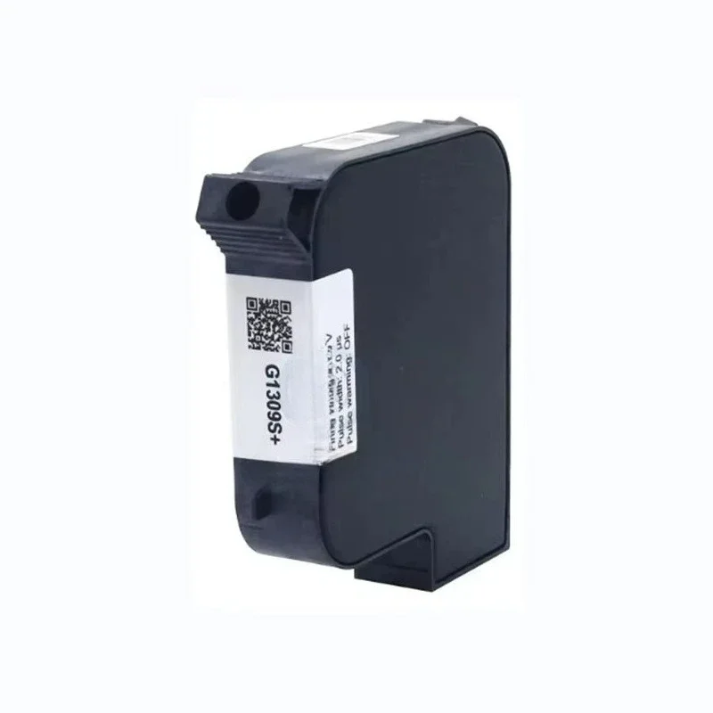 Premium G1309S Black TIJ Ink Cartridge, 25.4mm 1‑Inch Fast Dry Ink For Thermal Inkjet Printer, Coding On Plastic Tubes