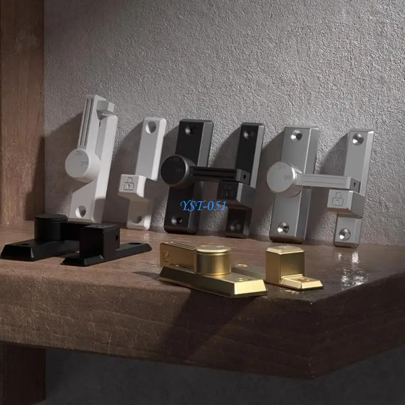 

E15A Without Drilling Required 90/180 Degree Latches for Various Door Types Daily Use