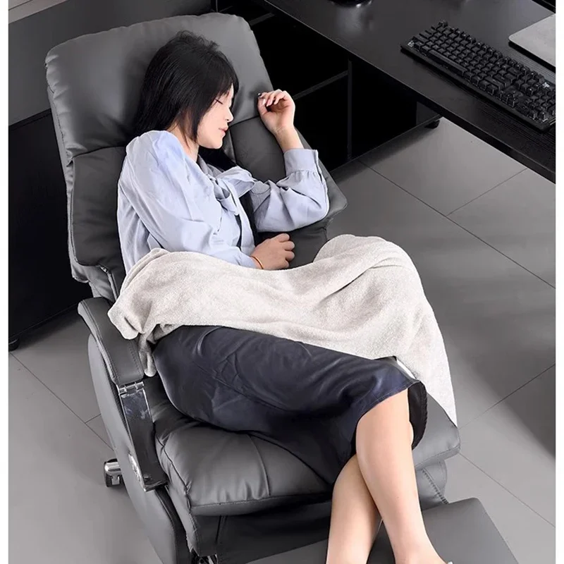 

Leather Boss Chair Electric Business Office Ventilated Massage Chair Sedentary Computer Sillas De Oficina Office Furniture