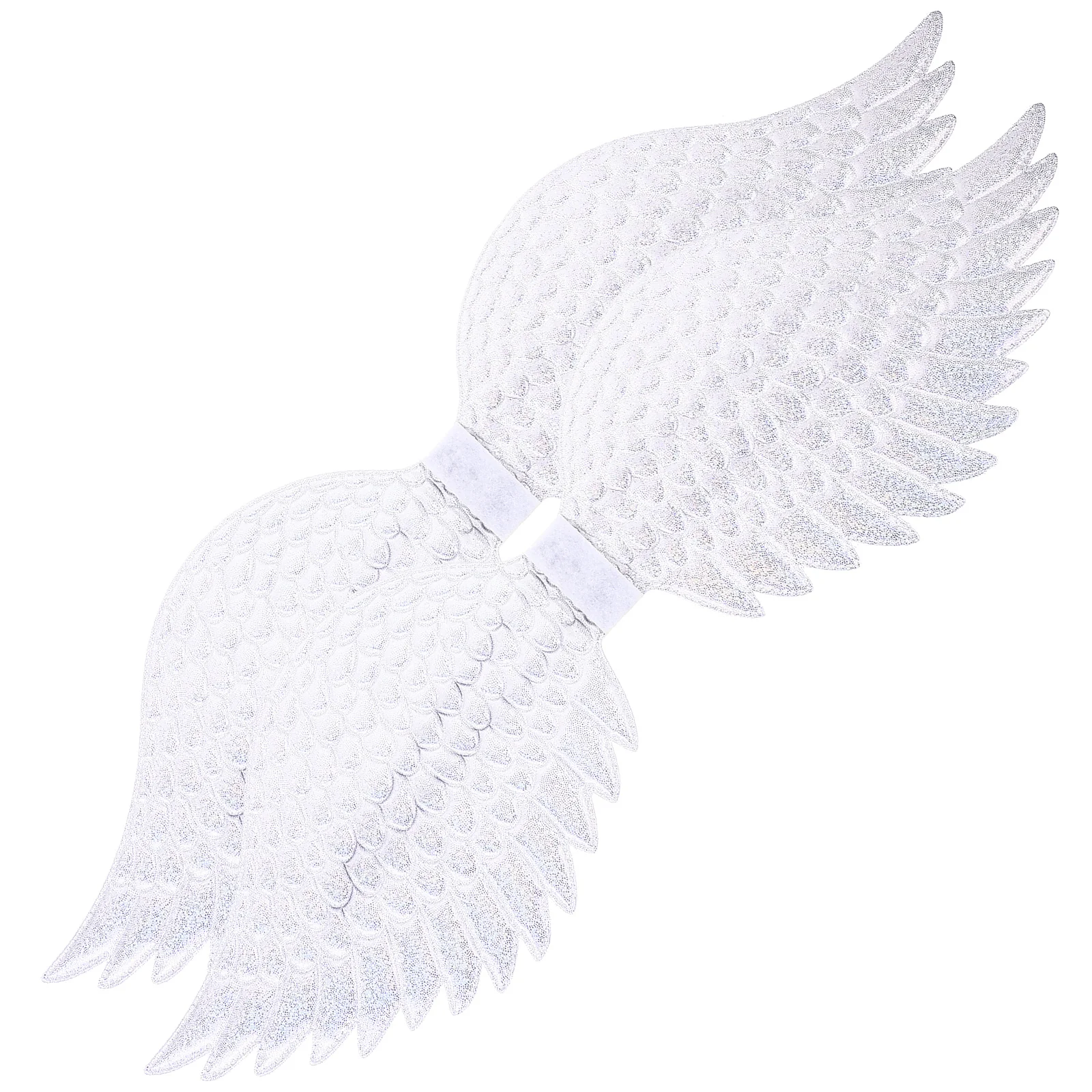 

2pcs Cosplay Angel Large Fairy Wing Halloween Party Costume Prop Backside Wing For Stage Performance Role Ball