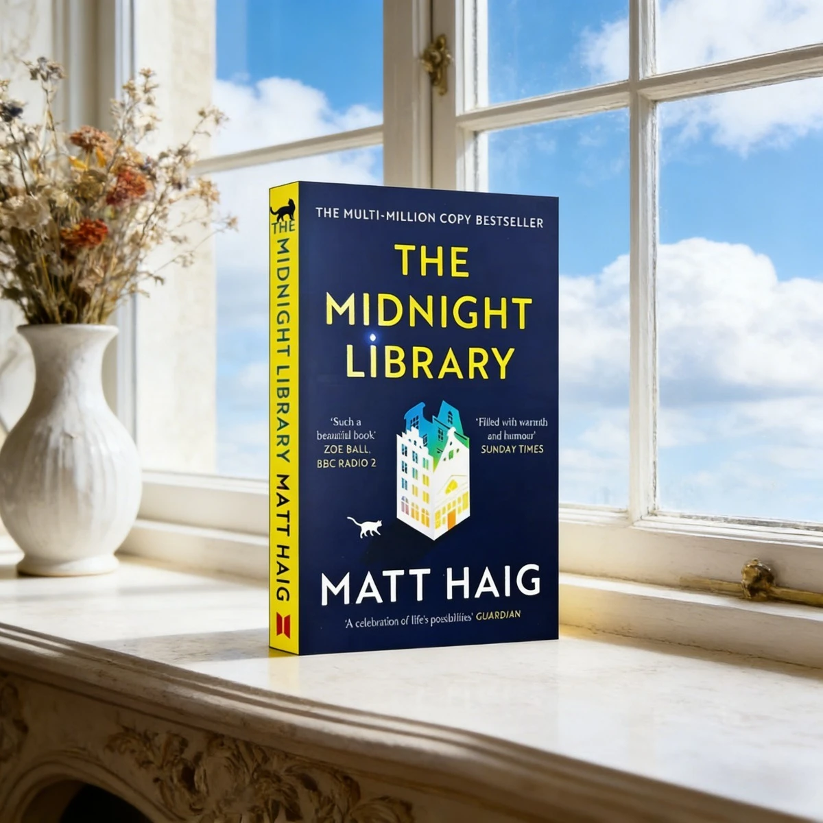 

The Midnight Library By Matt Haig Life Possibilities Fiction Contemporary Literary Novel English Version Thought-Provoking Book