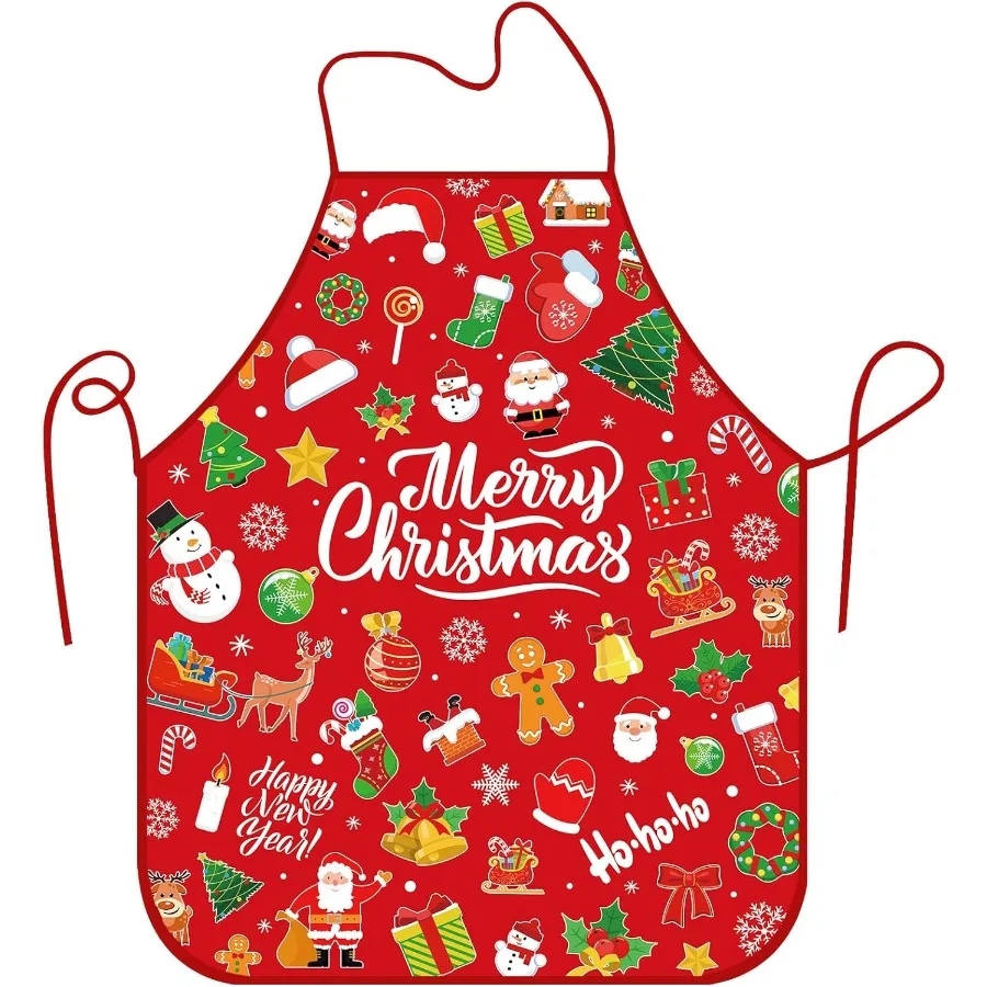 

Christmas Apron for Men Women Fy Christmas Kitchen Apron for Xmas Party Dinner Cng Baking Grill BBQ