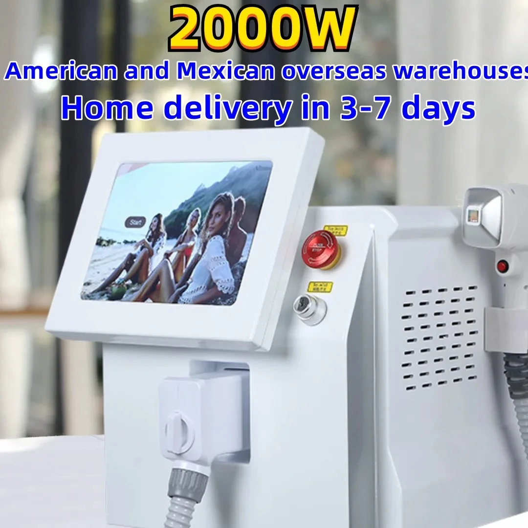 2000W808nm laser diode permanent hair removal equipment professional equipment powerful wavelength diode