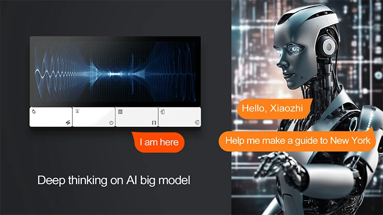 2025 Smart Home Zigbee Gateway 6.2 Inch Touch Panel Intelligent Central Control Touch Screen Control Panel F5