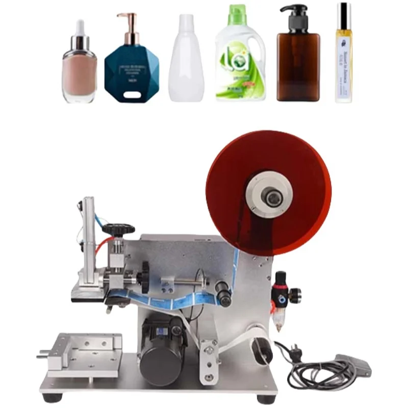 Electric Motor Table-Top Labeling Machine for Flat/Square Bottles with High Productivity