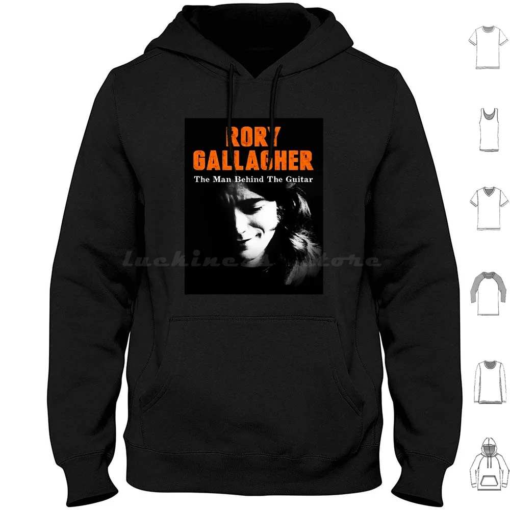 Camiseta Blues e Rock com Capuz de Algodão Manga Longa 1948 14 1995 Inglaterra Guitarrista Cantor Blues Ideal para Fãs de Blues Irlandês