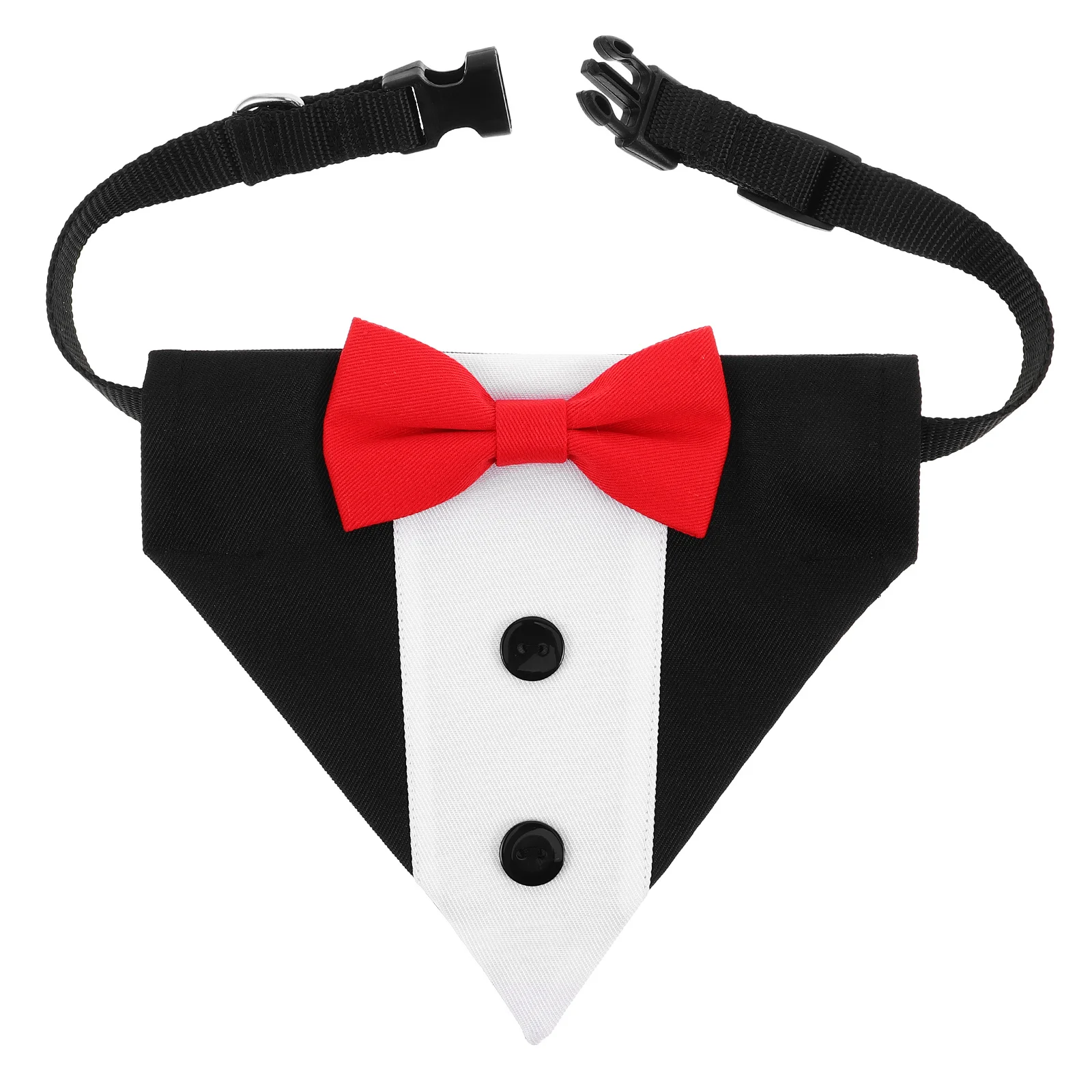 وشاح مثلث للحيوانات الأليفة، نمط منقوش، مادة ماصة، ملابس للكلاب، مريحة تناسب مقاسات مختلفة للحفلات والاستخدام اليومي