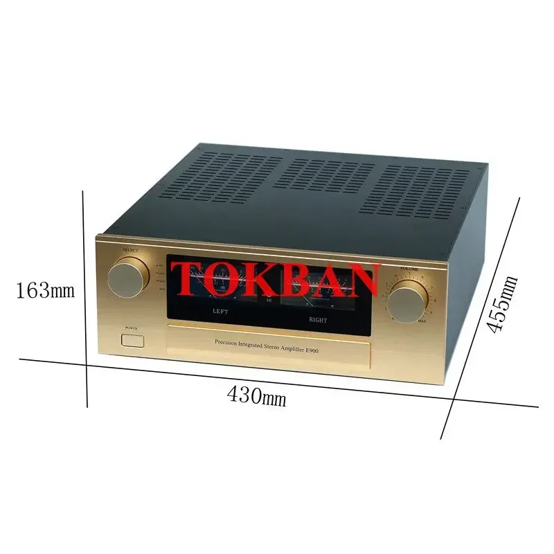 Tokban Accuphase E900 Power Amplifier 300w*2 High Power Support RCA XLR Balanced Input FET Vu Meter HIFI Amplifier Audio