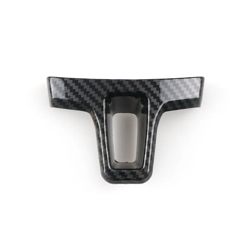 For VW Golf 6 MK6 Passat B7 CC Tiguan Jetta Sharan Caddy Car Accessories ABS Carbon Fiber Steering Wheel Bottom Frame Cover Trim