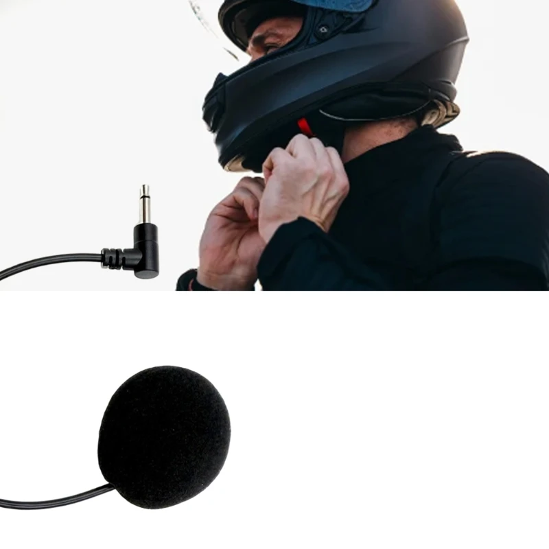 K43B Helmet Speaker Earphone with Single Speaker, 1m Cable and Side Ear Position for Helmet Use and Cable Route