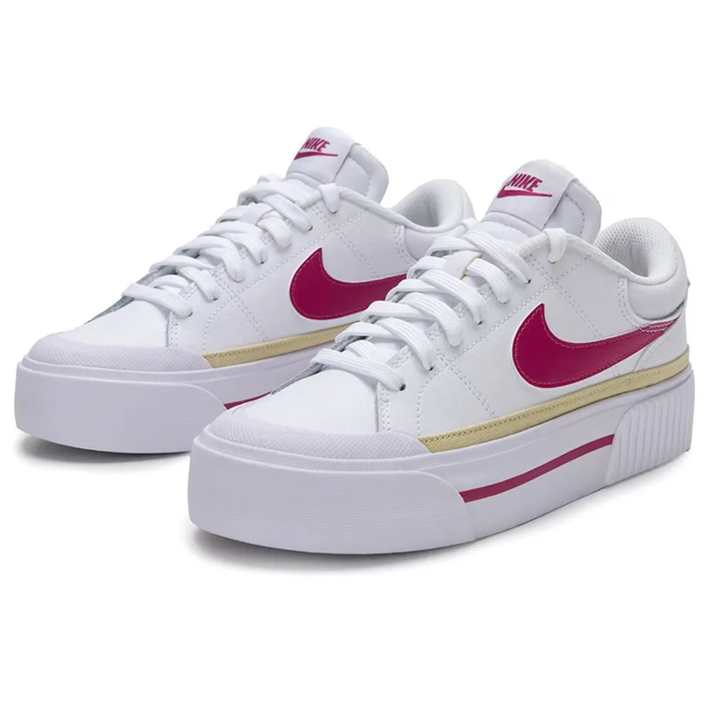 Nike Court Legacy Lift Women's Sneakers Elevated Platform Design Comfort Cushioned Durable Classic Style DM7590-112
