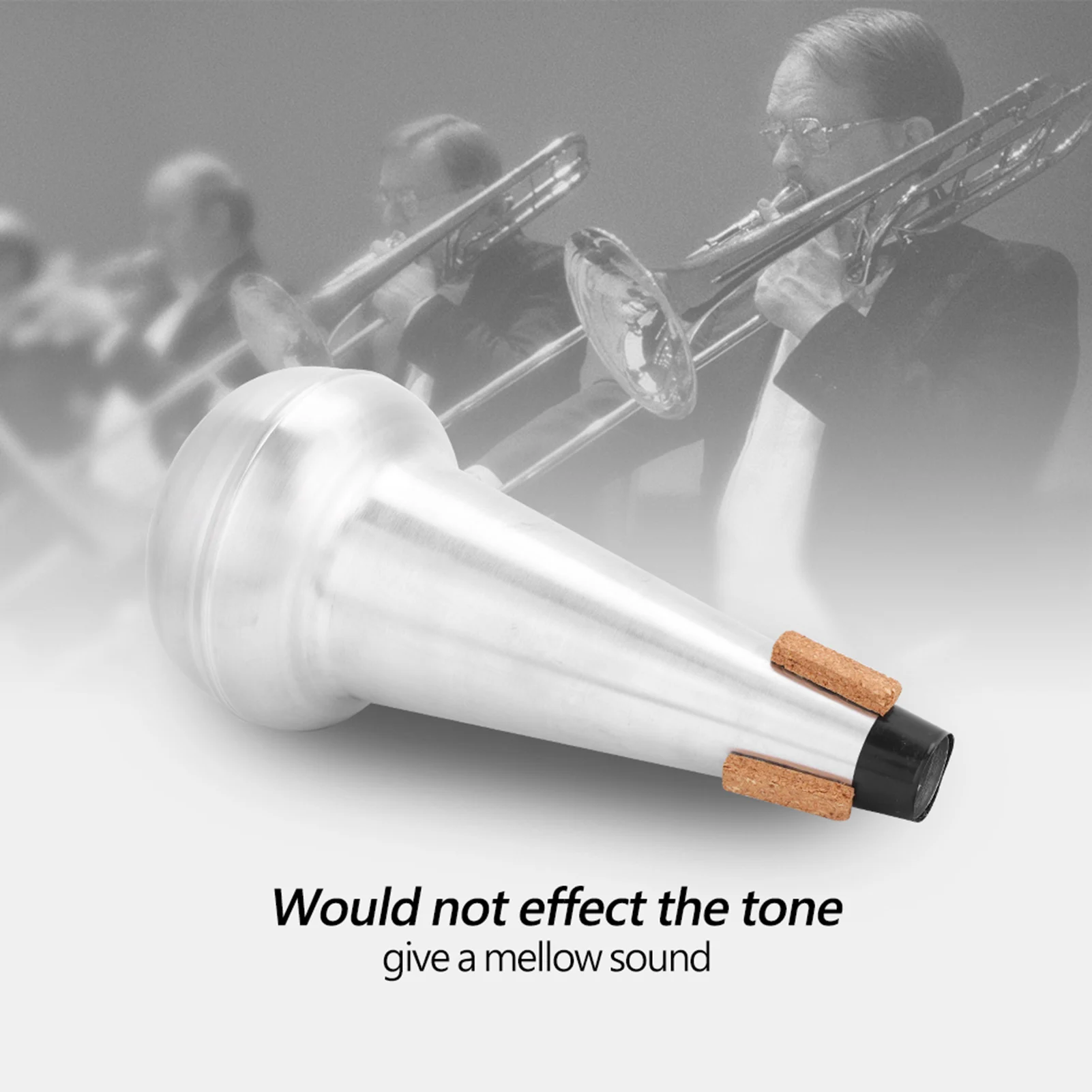 Professional Tenor Trombone Mute Practice Silencer Sourdine Musical Instruments Accessory