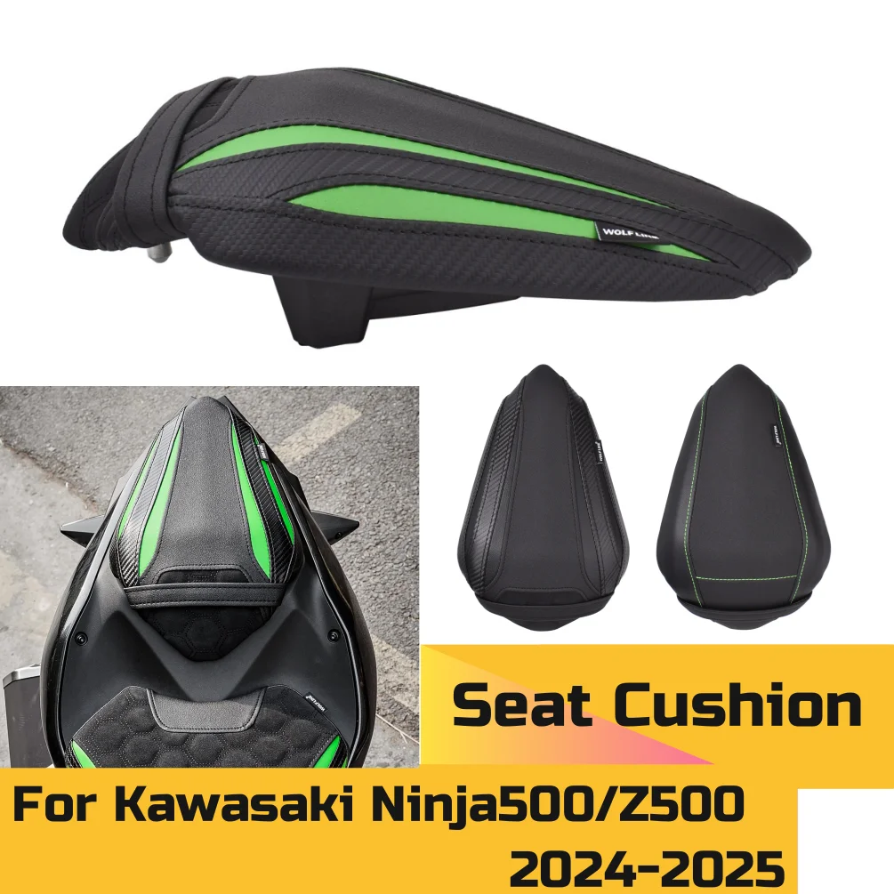 

For Ninja 500 Rear Seat Pad For Kawasaki Ninja500 Z500 2024 2025 Z 500 Passenger Seat Cushion Cover Motorcycle Accessories