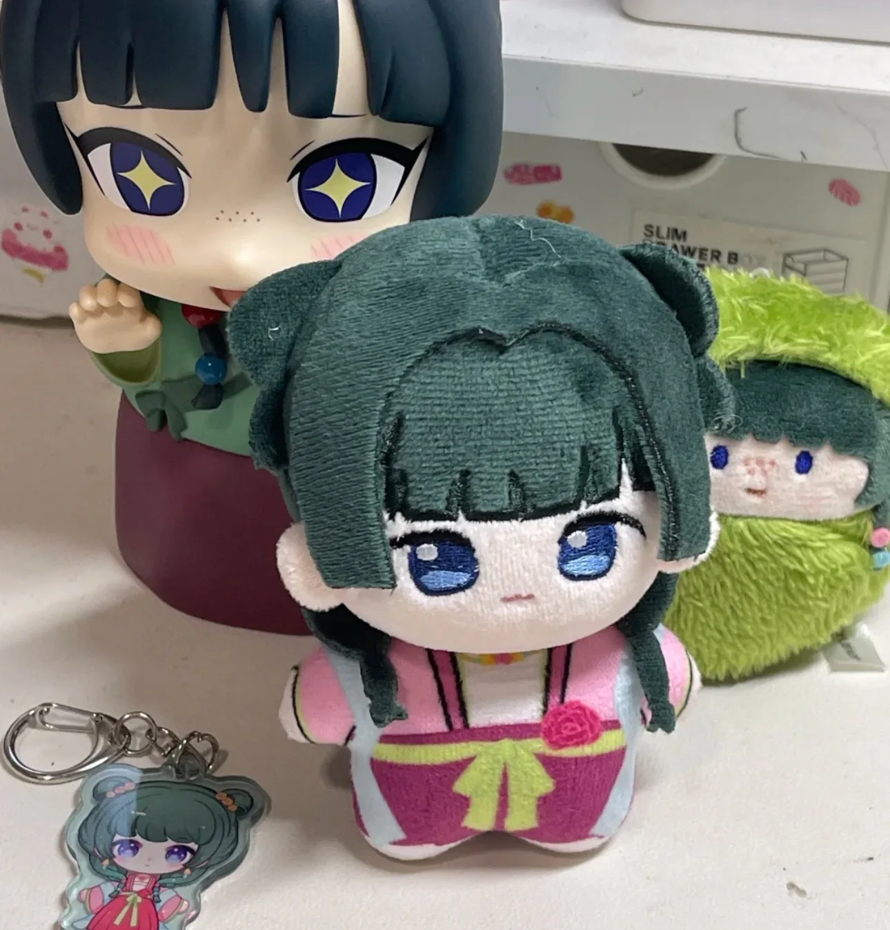 Anime Maomao boutaire peluche jouet doux coton poupée Maomao porte-clés sac à dos pendentif Maomao Cosplay Jinshi Figure poupée jouets cadeaux