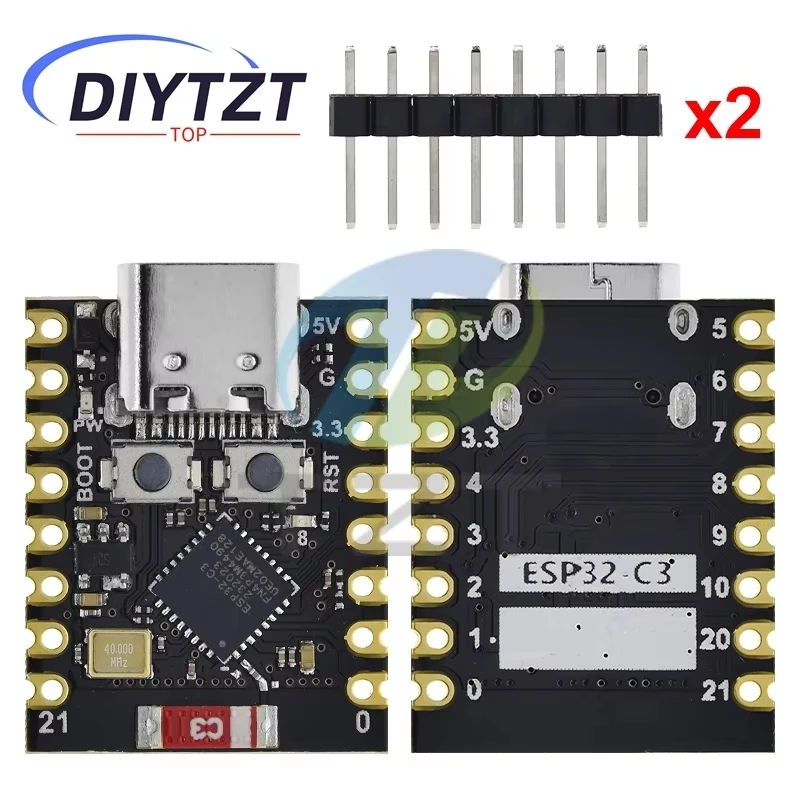DIYTZT 1/5PCS ESP32-C3 Entwicklungsboard ESP32 SuperMini Entwicklungsboard ESP32 Entwicklungsboard WiFi Bluetooth für Arduino