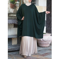 Modest Muslim Women Prayer Garment One Piece Abaya Islamic Clothing Eid Ramadan Arabic Kaftan Burqa Robe Dubai Turkey Jalabiya