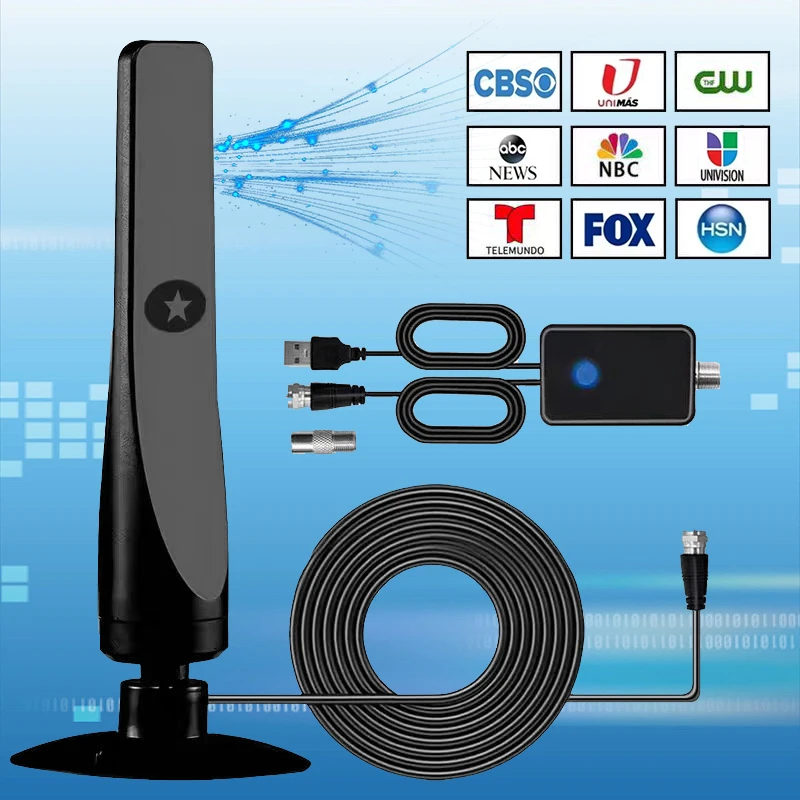2024 New HD 4K 8K Indoor Digital TV Antenna ATSC DVD-T2 Cable Television Antena Signal Receiver Indoor Outdoor Easy Installation view 2