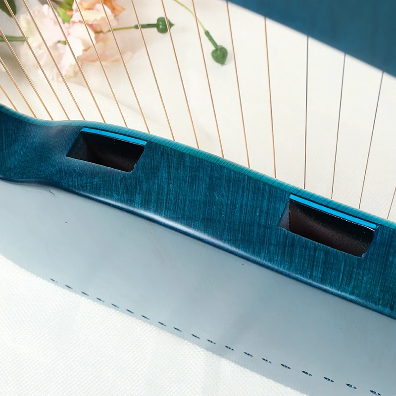 Lyre Harp Zither 24 Metal Stri - Musical Instrument Zither Harp 评论和价格