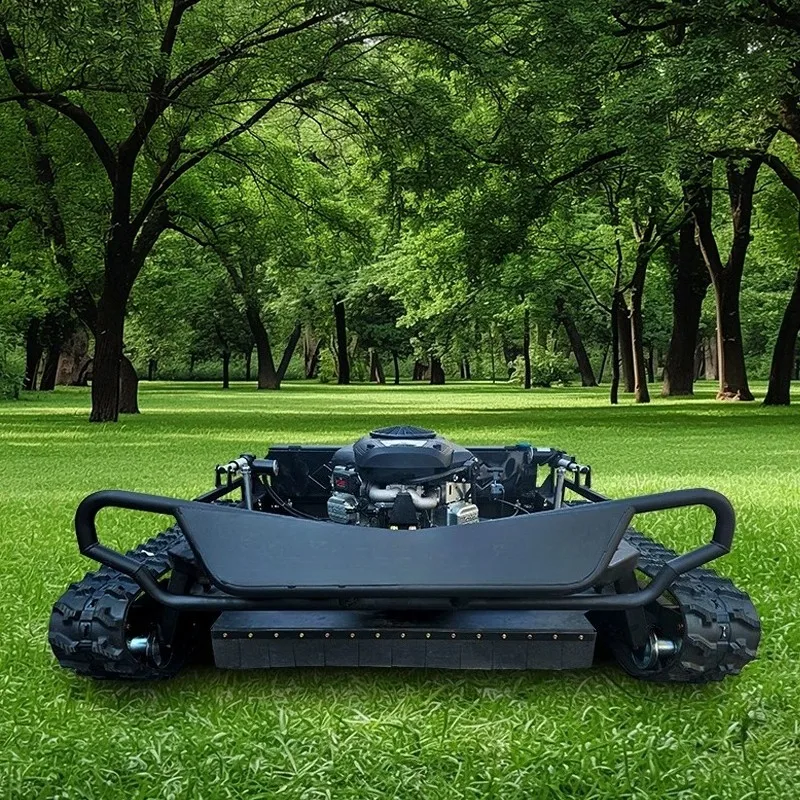 Commercial Remote Control Lawn Mower 1300mm Cutting Width Large Fields 10-70 All-Terrain Crawler Waterproof Design for Professio