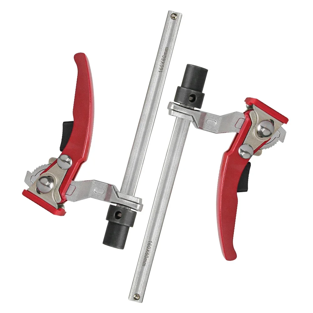 

Allsome 2pc MFT Table Workbench Quick Ratchet Bench Dog Clamp 3/4 Inch(19mm) 20mm Dog Hole Clamp Hold Down Clamp for Woodworking
