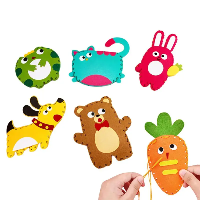 

Sewing Kits For Kids Simple DIY Projects Of Stuffed Animal Dolls Children Sewing Kits With Cute Animal Patterns Sewing Kit For